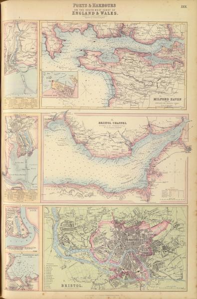 The Royal Illustrated Atlas - Ports and Harbours on the South West Coast of England (1872)