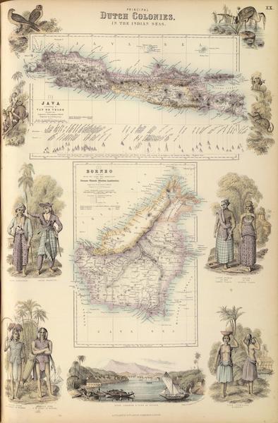 The Royal Illustrated Atlas - Principal Dutch Colonies in the Indian Seas (1872)