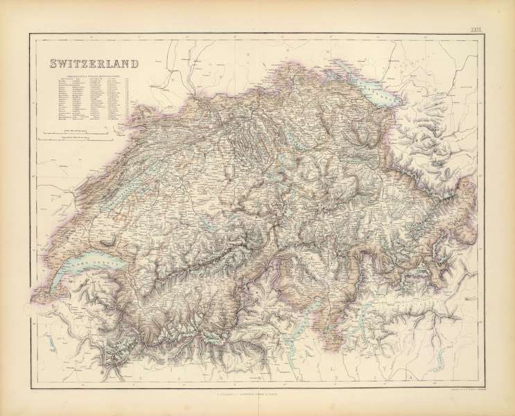 The Royal Illustrated Atlas - Switzerland (1872)
