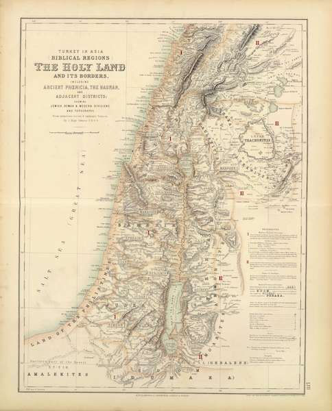 Turkey in Asia Biblical Regions the Holy Land and It's Borders