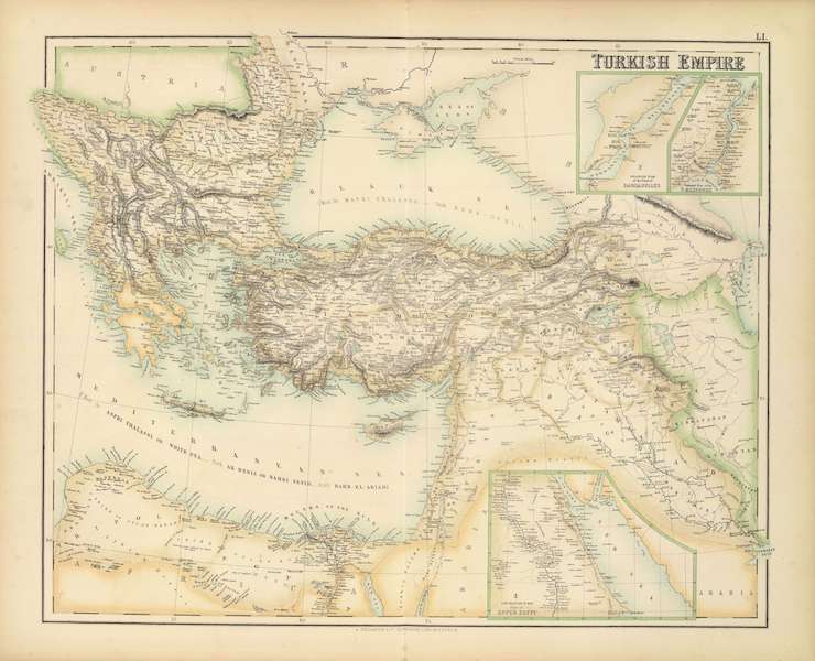 The Royal Illustrated Atlas - Turkish Empire (1872)