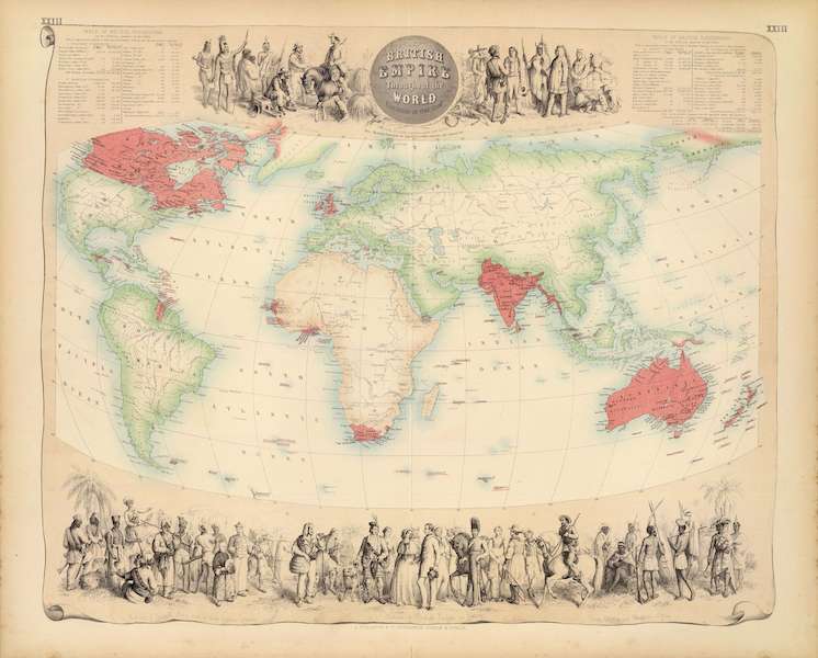 The Royal Illustrated Atlas - British Empire Throughout the World Exhibited in One View (1872)