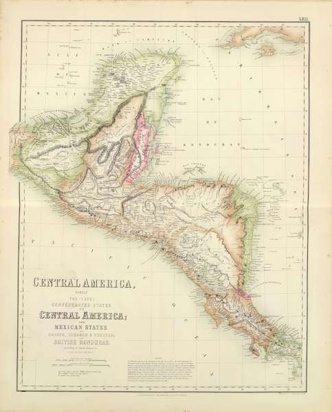The Royal Illustrated Atlas - Central America (1872)