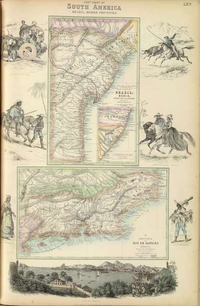 The Royal Illustrated Atlas - East Coast of South America (1872)
