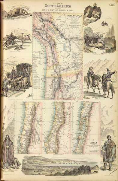 The Royal Illustrated Atlas - West Coast of South America (1872)