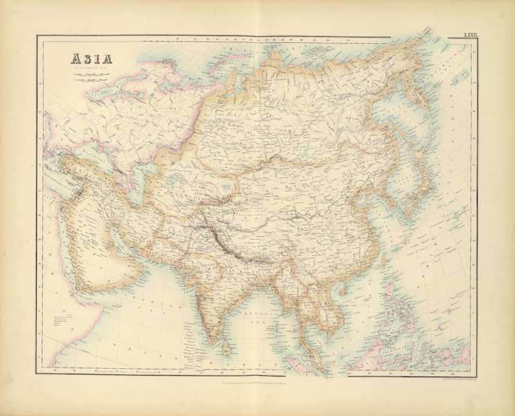 The Royal Illustrated Atlas - Asia (1872)