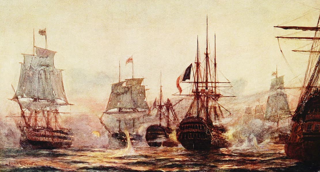 The Royal Navy, Painted and Described - Battle of the Nile. August 1st, 1798 (1907)