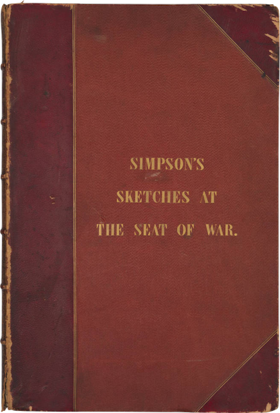 The Seat of War in the East Vol. 1 - Front Cover (1855)