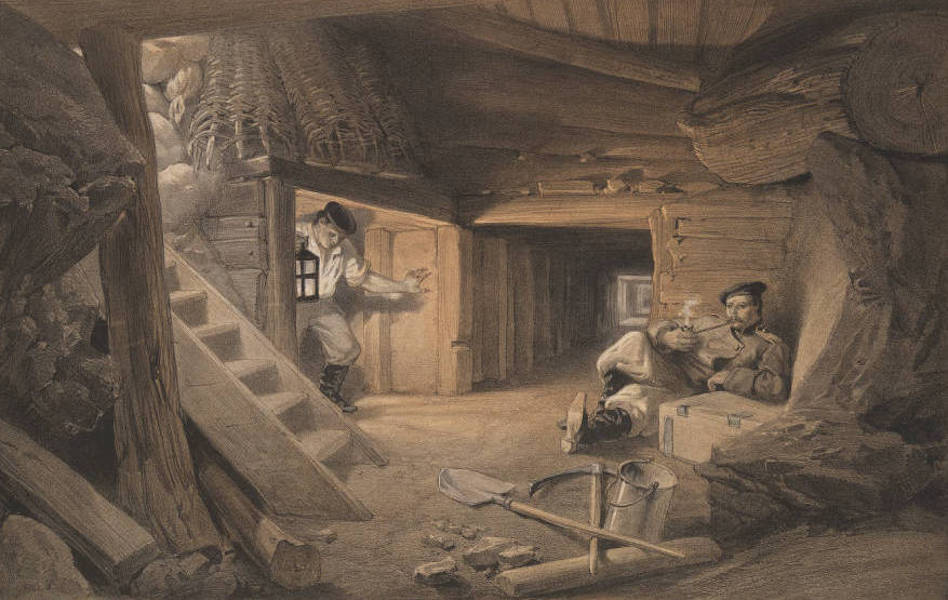 The Seat of War in the East Vol. 2 - Mine of the Bastion du Mat. (1856)