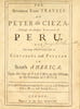 The Seventeen Years Travels of Peter de Cieza