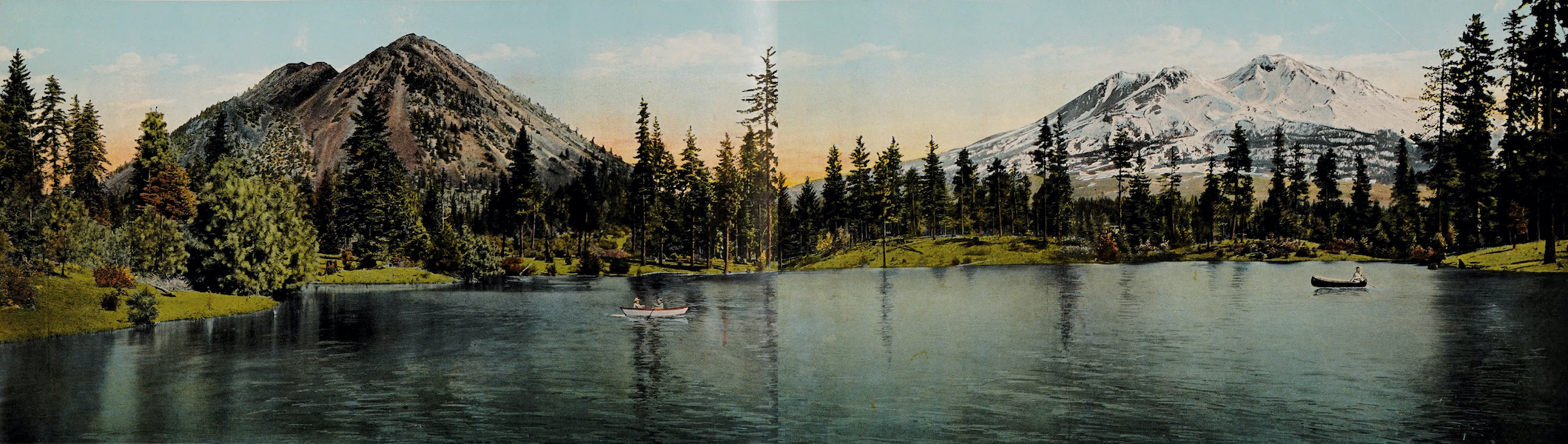The Shasta Route in All of Its Grandeur - Panorama of Mount Shasta (1923)