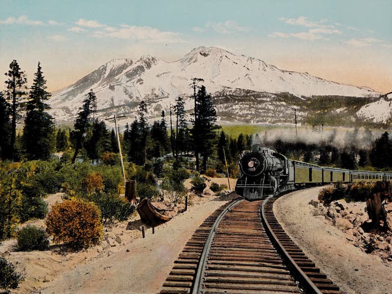 The Shasta Route in All of Its Grandeur - Mount Shasta from Point near Edgewood (1923)