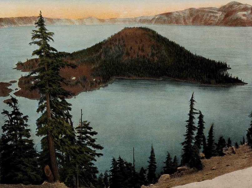 The Shasta Route in All of Its Grandeur - Wizard Island, Crater Lake (1923)