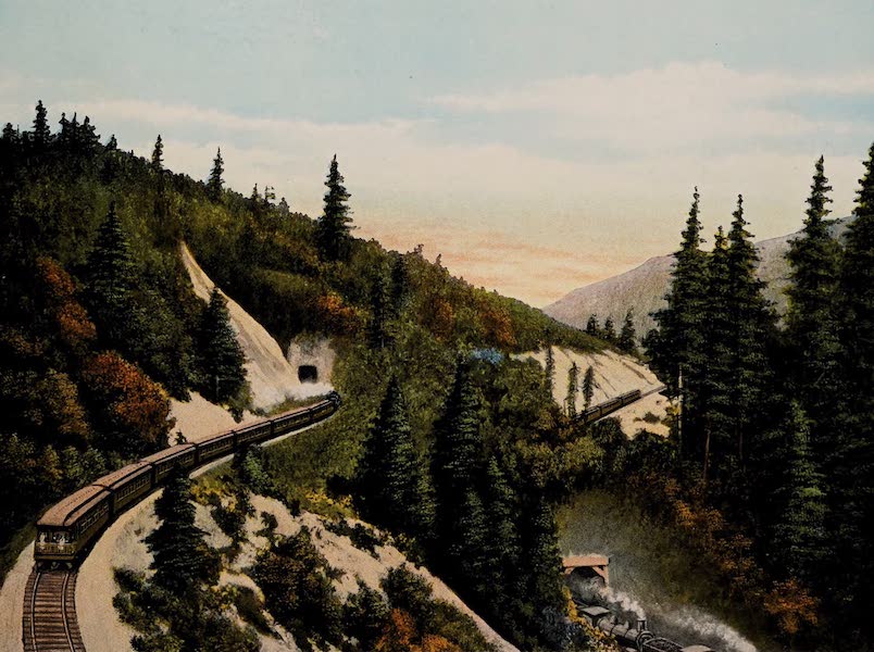 The Shasta Route in All of Its Grandeur - Loop Tunnels 14 and 15 in Siskiyou Mountains (1923)
