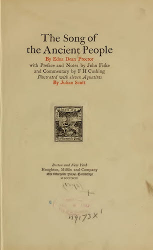 The Song of the Ancient People (1893)
