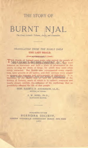 The Story of Burnt Njal (1907)