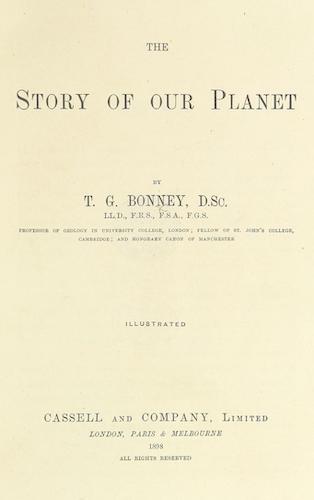 The Story of Our Planet (1898)