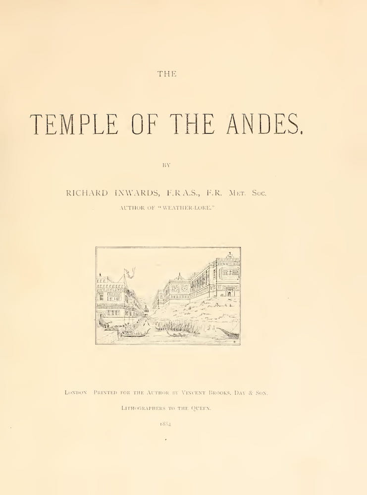 Archaeology - The Temple of the Andes