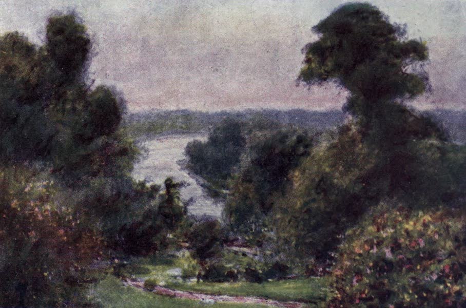 The Thames by Mortimer Menpes - View from Richmond Hill (1906)
