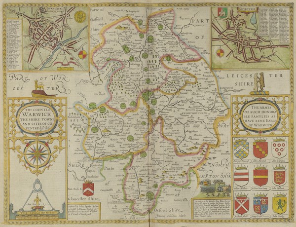 The Theatre of the Empire of Great-Britain - The Counti of Warwick (1676)