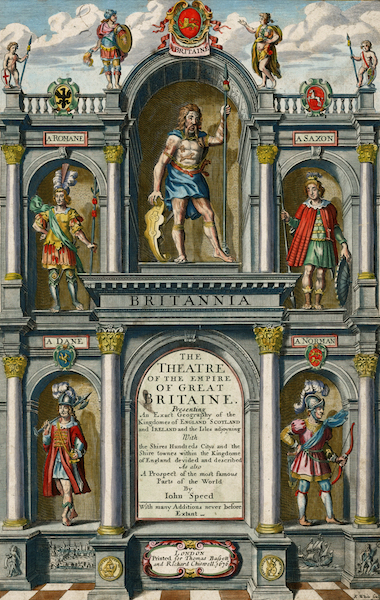 The Theatre of the Empire of Great-Britain - Illustrated Title Page (1676)