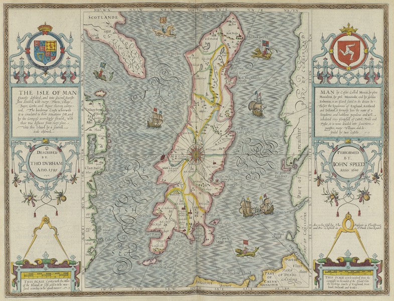 The Theatre of the Empire of Great-Britain - The Isle of Man (1676)