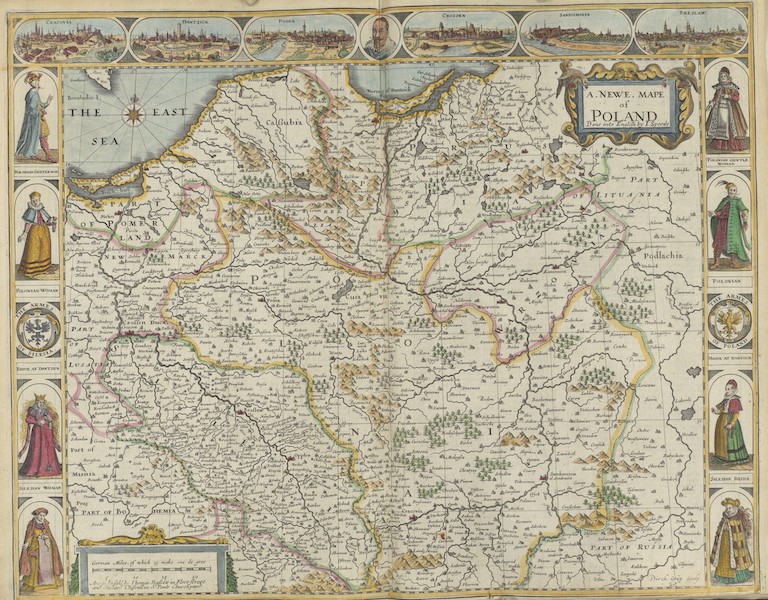 The Theatre of the Empire of Great-Britain - A Newe Mape of Poland (1676)