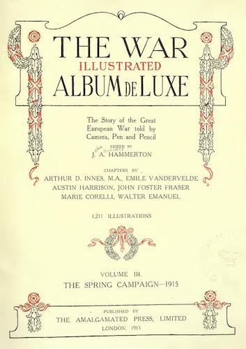 World War I - The War Illustrated Album de Luxe Vol. 3