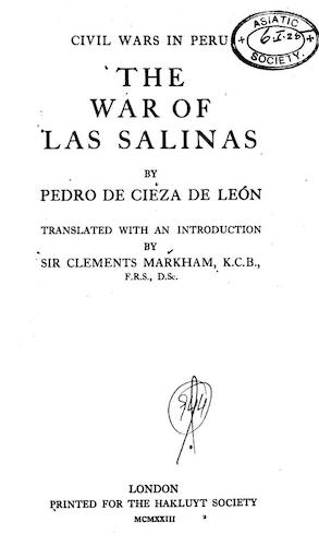 New World - The War of Las Salinas