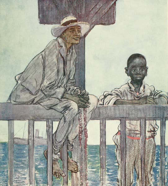 The West Indies, Painted and Described - Diving Boys, Kingston (1905)
