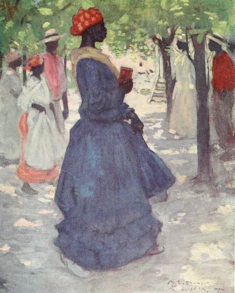 The West Indies, Painted and Described - Going to Church (1905)