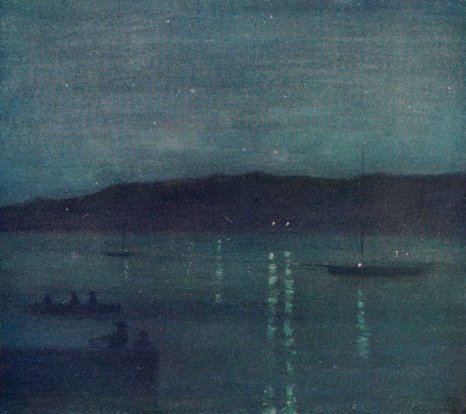 The West Indies, Painted and Described - Night, Anotta Bay, Jamaica (1905)