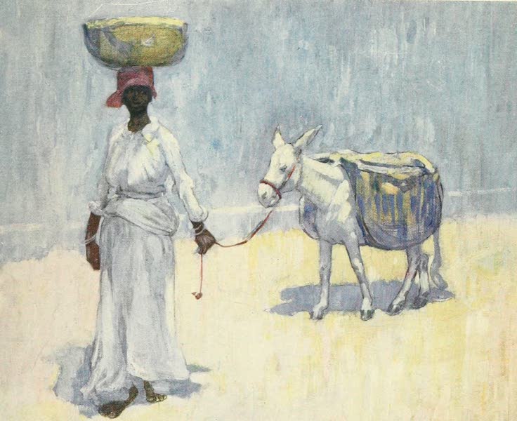 The West Indies, Painted and Described - On the Road to Market, Jamaica (1905)