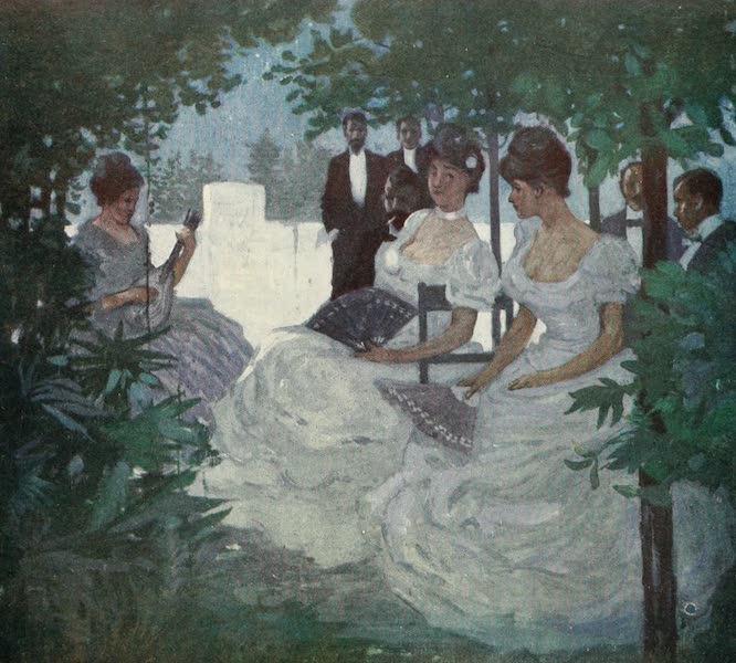 The West Indies, Painted and Described - An Evening Party, St. Thomas (1905)