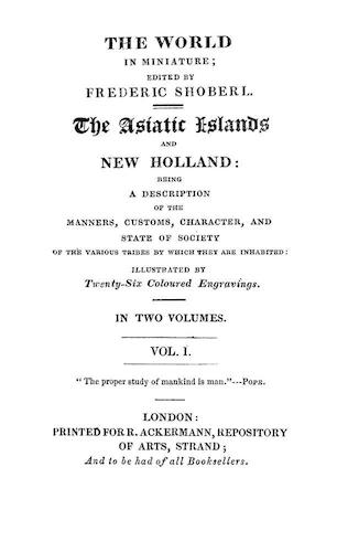 Maldives - The World in Miniature: Asiatic Islands & New Holland Vol. 1