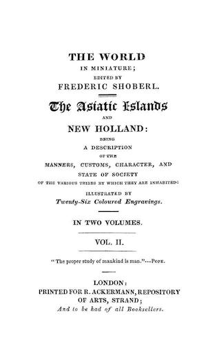 Maldives - The World in Miniature: Asiatic Islands & New Holland Vol. 2
