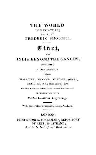 Bombay - The World in Miniature: Tibet & India Beyond the Ganges