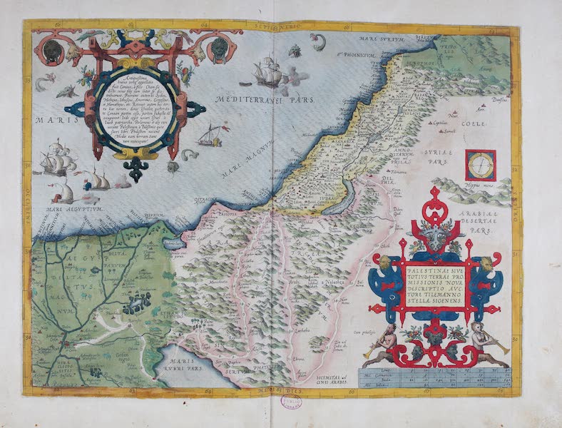 Theatrum Orbis Terrarum - Palestinae Sive Totius Terrae (1570)