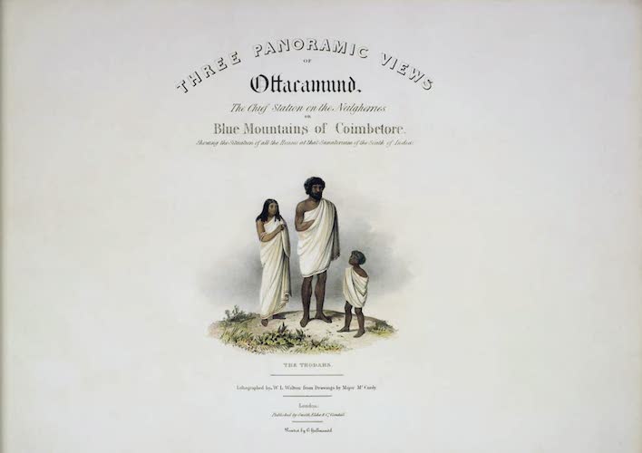 Three Panoramic Views of Ottacamund (1830)