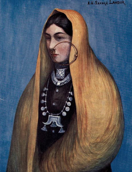 Tibet and Nepal, Painted and Described - A Nepalese Lady (1905)