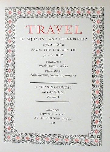 Travel in Aquatint and Lithography Vol. 1 (1956)