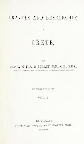 Roman Empire - Travels and Researches in Crete