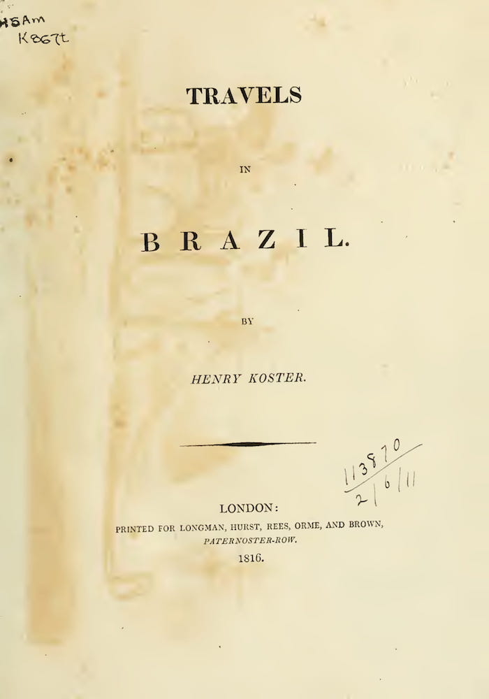 Travels in Brazil (1816)