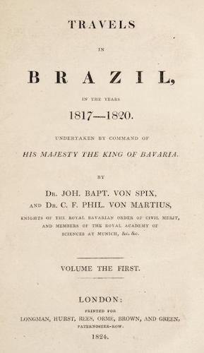Travels in Brazil Vol. 1 (1824)