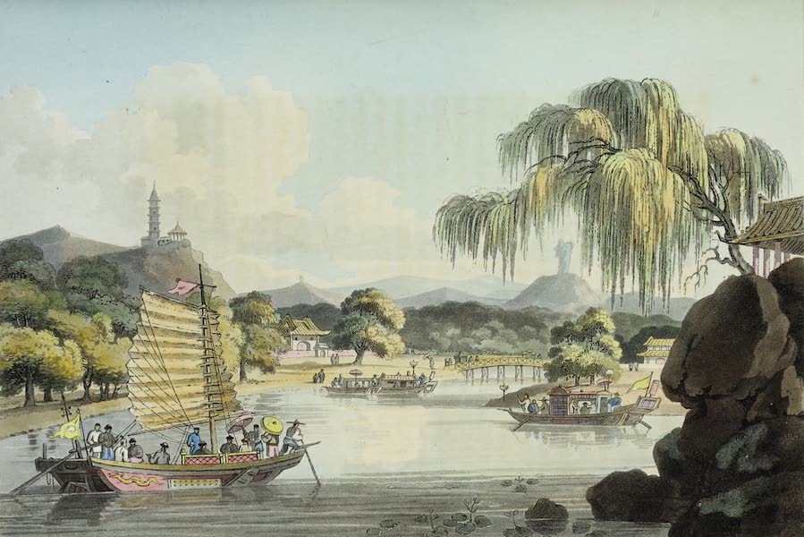 Travels in China - View in the Eastern Side of the Imperial Park at Gehol (1806)