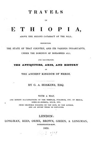Travels in Ethiopia, Above the Second Cataract of the Nile (1835)