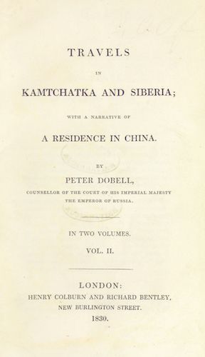 British Library - Travels in Kamtchatka and Siberia Vol. 1