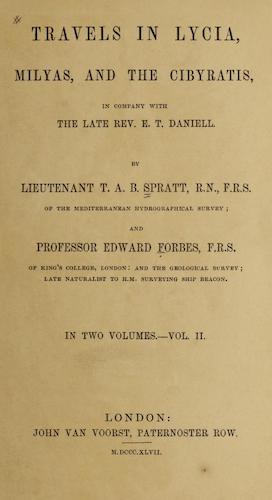 Travels in Lycia, Milyas, and the Cibyratis Vol. 2 - Title Page