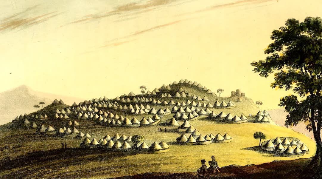 Travels in South Africa Vol. 1 - The King's district of the City of Kurreechane, in the Marootzee Country (1822)