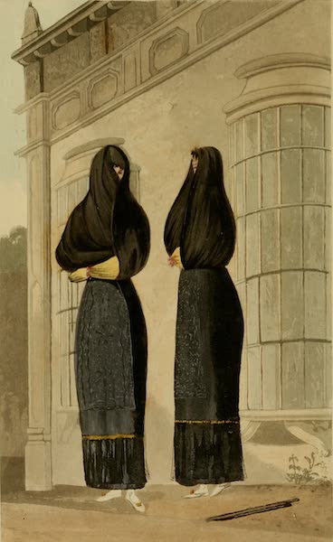 Travels in South America Vol. 1 - The Usual Walking Costume of Lima (1825)